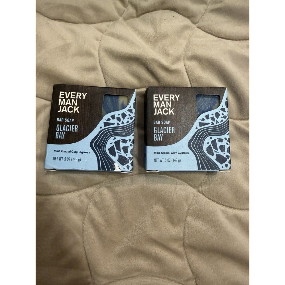 Every Man Jack Glacier BaySoap 5oz Shea Butter Lot of 2